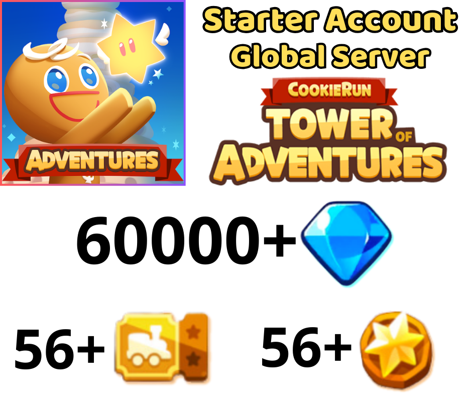 CookieRun: Tower of Adventures 60000+ Gem Reroll